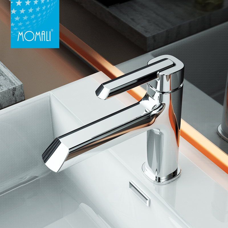 Factory supply wall mounted chrome plated basin faucet