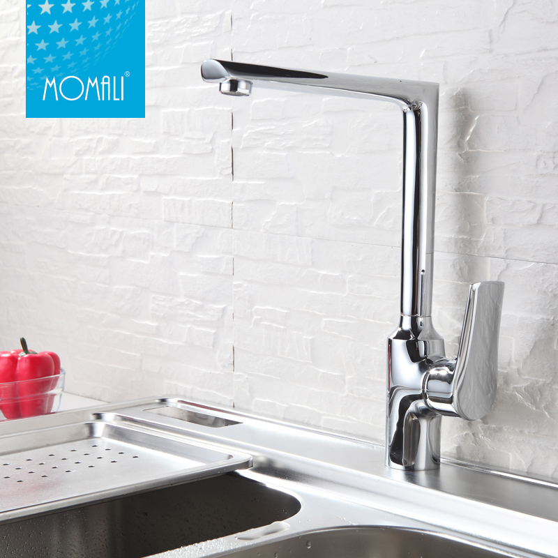 2018 Momali European Simple Style Single Handle Vertical Kitchen Faucet