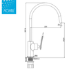 Momali high cheap well design single handle kitchen sink tap