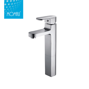 Brass Sink Sanitary Wares Double Lever Single Hole Basin Mixer Faucet 